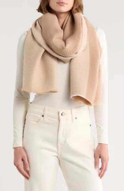 Vince Camuto Colorblock Scarf In Brown