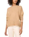Vince Camuto Contrast Trim Crewneck Sweater In Neutral