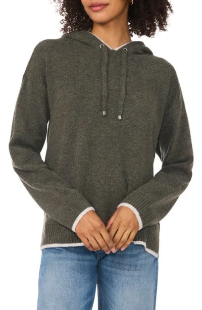 Vince Camuto Contrast Trim Jumper Hoodie In Enigma
