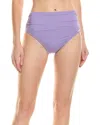 Vince Camuto Convertible High-waist Bikini Bottom In Purple