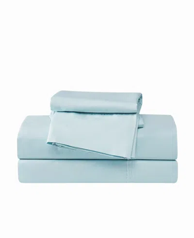 Vince Camuto Cooling Cvc 1200-thread Count Cotton 4-pc. Sheet Set, Queen In Blue