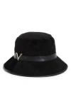 Vince Camuto Corduroy Bucket Hat In Black