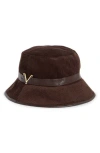 Vince Camuto Corduroy Bucket Hat In Brown