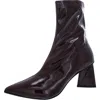 Vince Camuto Courtniee Womens Faux Leather Embossed Ankle Boots In Multi