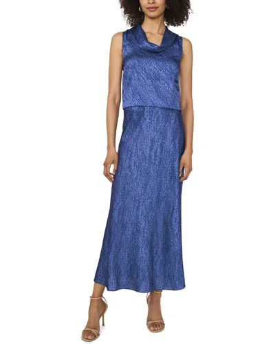 Vince Camuto Cowl Neck Blouse In Blue