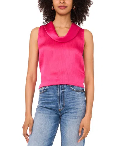 Vince Camuto Cowl Neck Blouse In Pink