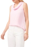 Vince Camuto Cowl Neck Sleeveless Blouse In Pink