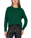 Vince Camuto Exposed Seam Crewneck Sweater In Alpine Green