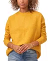 Vince Camuto Cozy Long Sleeve Extend Shoulder Sweater In Yellow