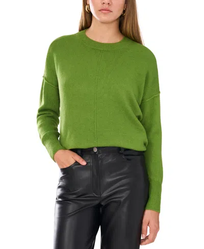 VINCE CAMUTO WOMEN'S COZY CREWNECK LONG-SLEEVE EXTEND-SHOULDER SWEATER