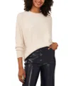 Vince Camuto Cozy Extended Shoulder Color Blocked Sweater In Malted