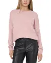 Vince Camuto Exposed Seam Crewneck Sweater