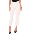 Vince Camuto Creased Cuffed Pants In New Ivory