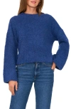 Vince Camuto Crewneck Bell Sleeve Sweater In Bluebell