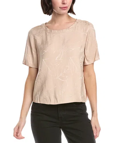 Vince Camuto Crewneck Blouse In Neutral