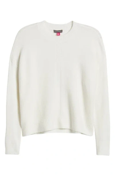 Vince Camuto Crewneck Sweater In Antique White