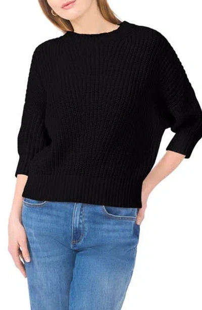 Vince Camuto Crewneck Sweater In Black