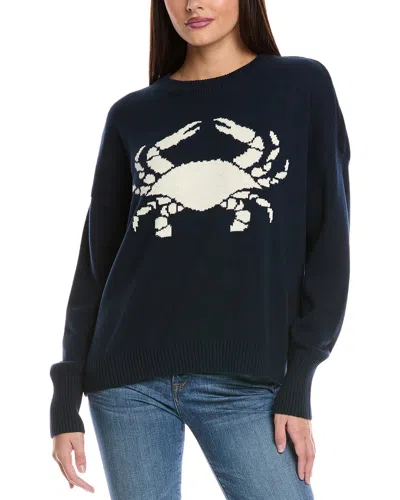 Vince Camuto Crewneck Sweater In Blue