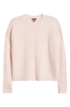 Vince Camuto Crewneck Sweater In Blushing Bride
