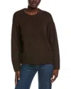 Vince Camuto Crewneck Sweater In Brown