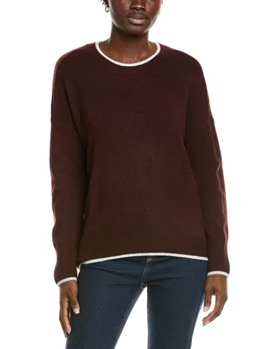 Vince Camuto Crewneck Sweater In Brown