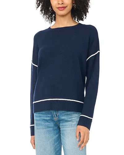 Vince Camuto Crewneck Sweater In Blue