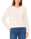Vince Camuto Crewneck Sweater In Cocunut Milk