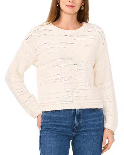 Vince Camuto Crewneck Sweater In Cocunut Milk