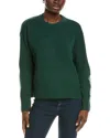 Vince Camuto Crewneck Sweater In Green