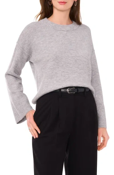 Vince Camuto Crewneck Sweater In Light Heather Grey