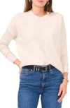 Vince Camuto Cropped Crewneck Sweater In Malted
