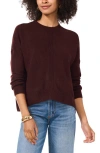 Vince Camuto Crewneck Sweater In Port