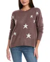 Vince Camuto Star Crewneck Sweater In Purple