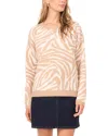 Vince Camuto Crewneck Sweater In Brown