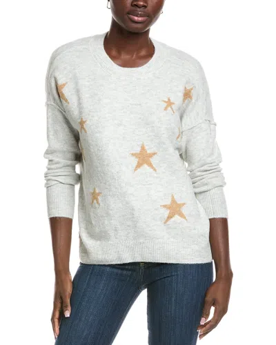 Vince Camuto Crewneck Sweater In Silver