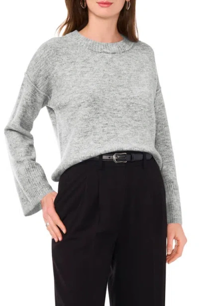 Vince Camuto Crewneck Sweater In Silver Heather