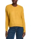 Vince Camuto Crewneck Sweater In Yellow