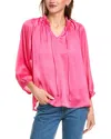 Shop Vince Camuto Crinkled Satin Top