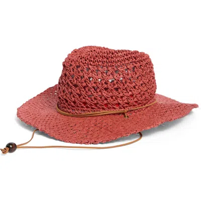 Vince Camuto Crochet Cowgirl Hat In Brown