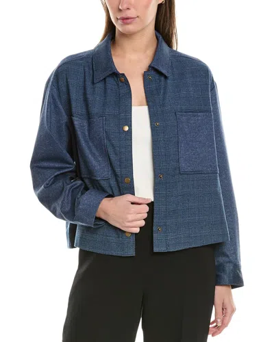 Vince Camuto Crop Jacket In Navy