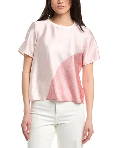 Vince Camuto Cropped Blouse In Multi