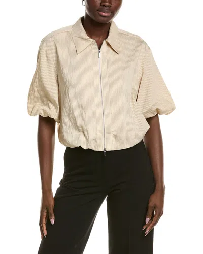 Vince Camuto Cropped Bubble Jacket In Neutral