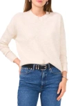 Vince Camuto Cropped Crewneck Sweater In Malted