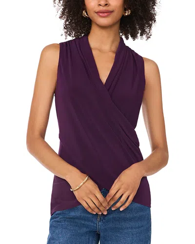 Vince Camuto Crossover Front Top In Purple
