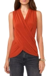 Vince Camuto Crossover Tank In Red