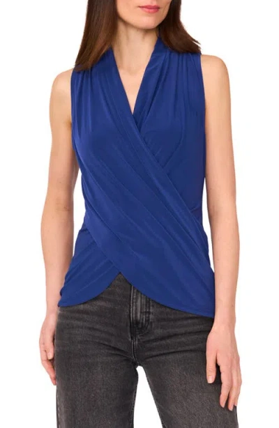 Vince Camuto Crossover Tank In Blue