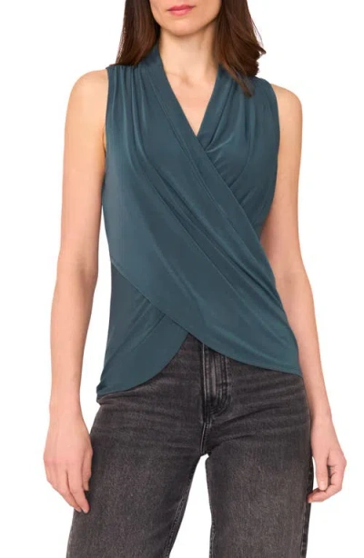 Vince Camuto Crossover Tank In Blue