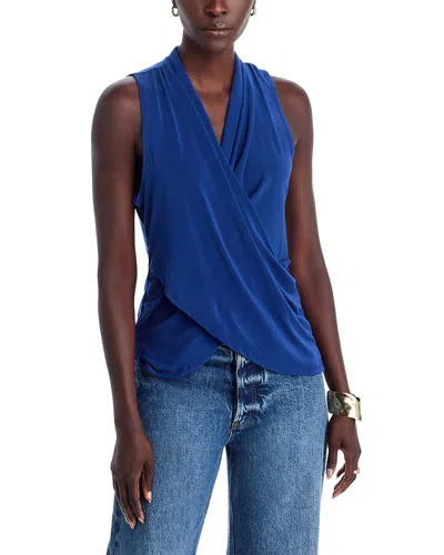 Vince Camuto Crossover Top In Blue