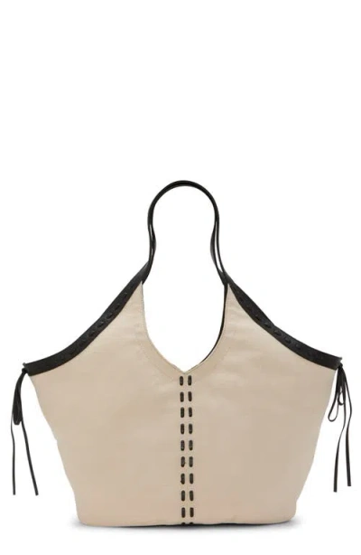 Vince Camuto Cryss Canvas Tote In Beige 01