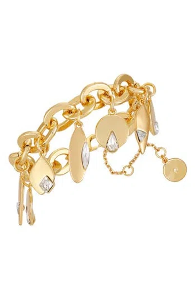 Vince Camuto Crystal Charm Bracelet